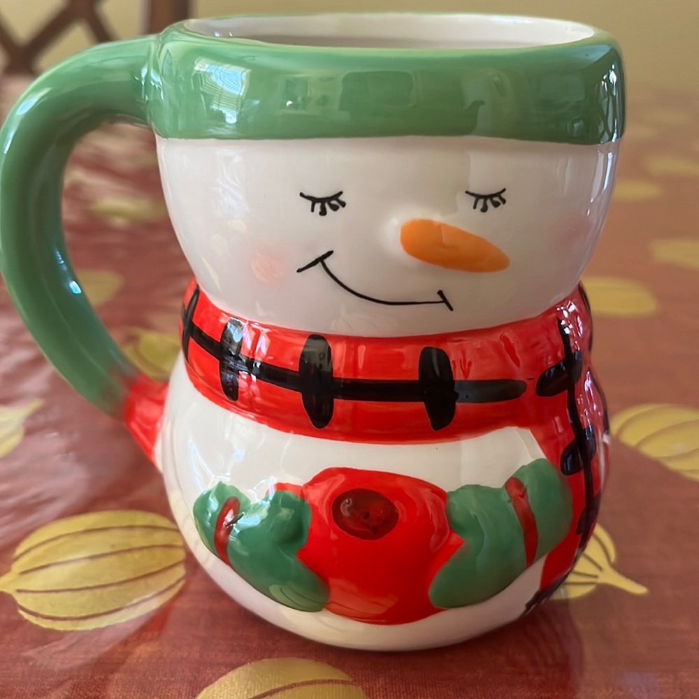 snowman mug